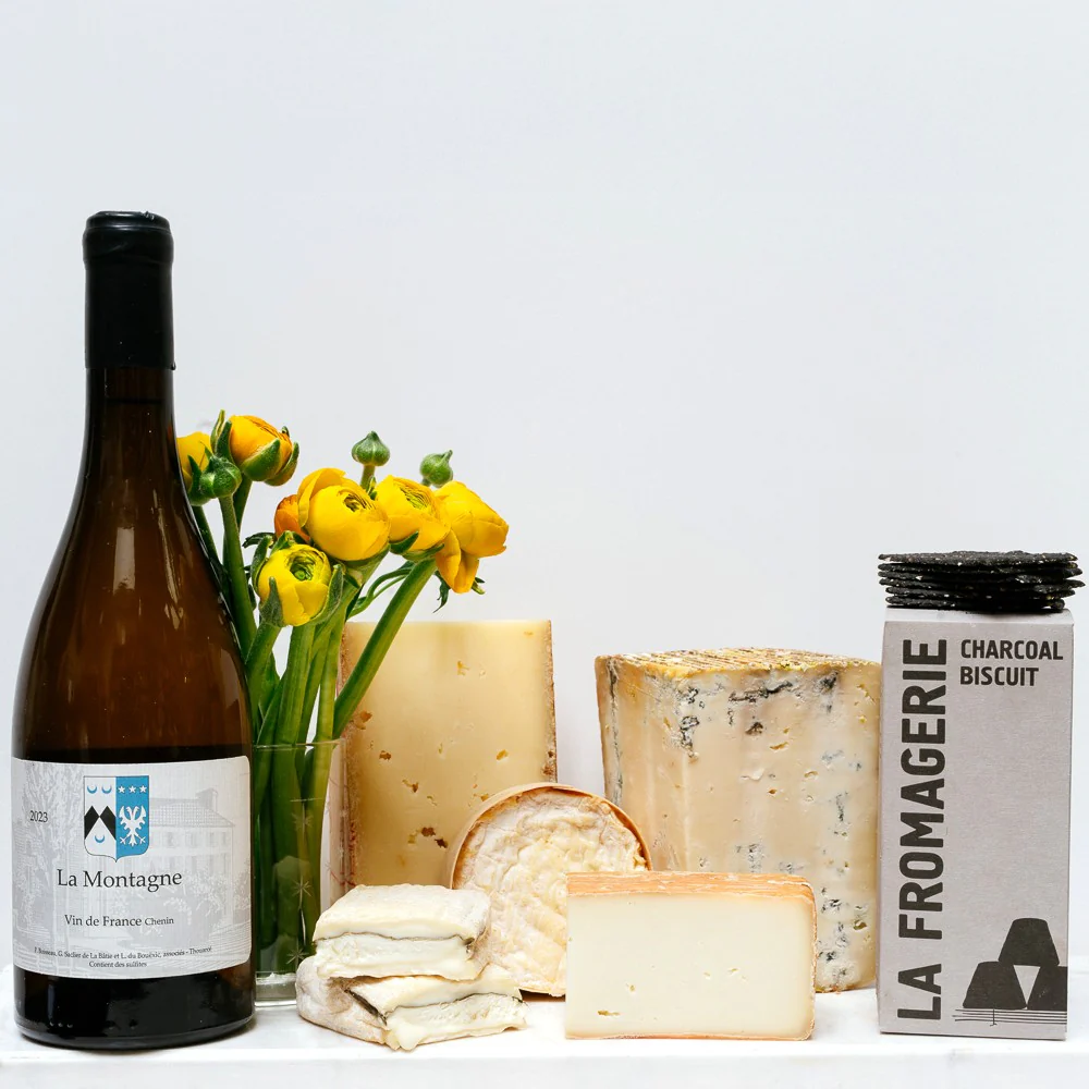 PATRICIA MICHELSON'S SPRING CHEESE AND WINE BOARD